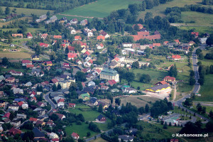 Podgórzyn z lotu ptaka